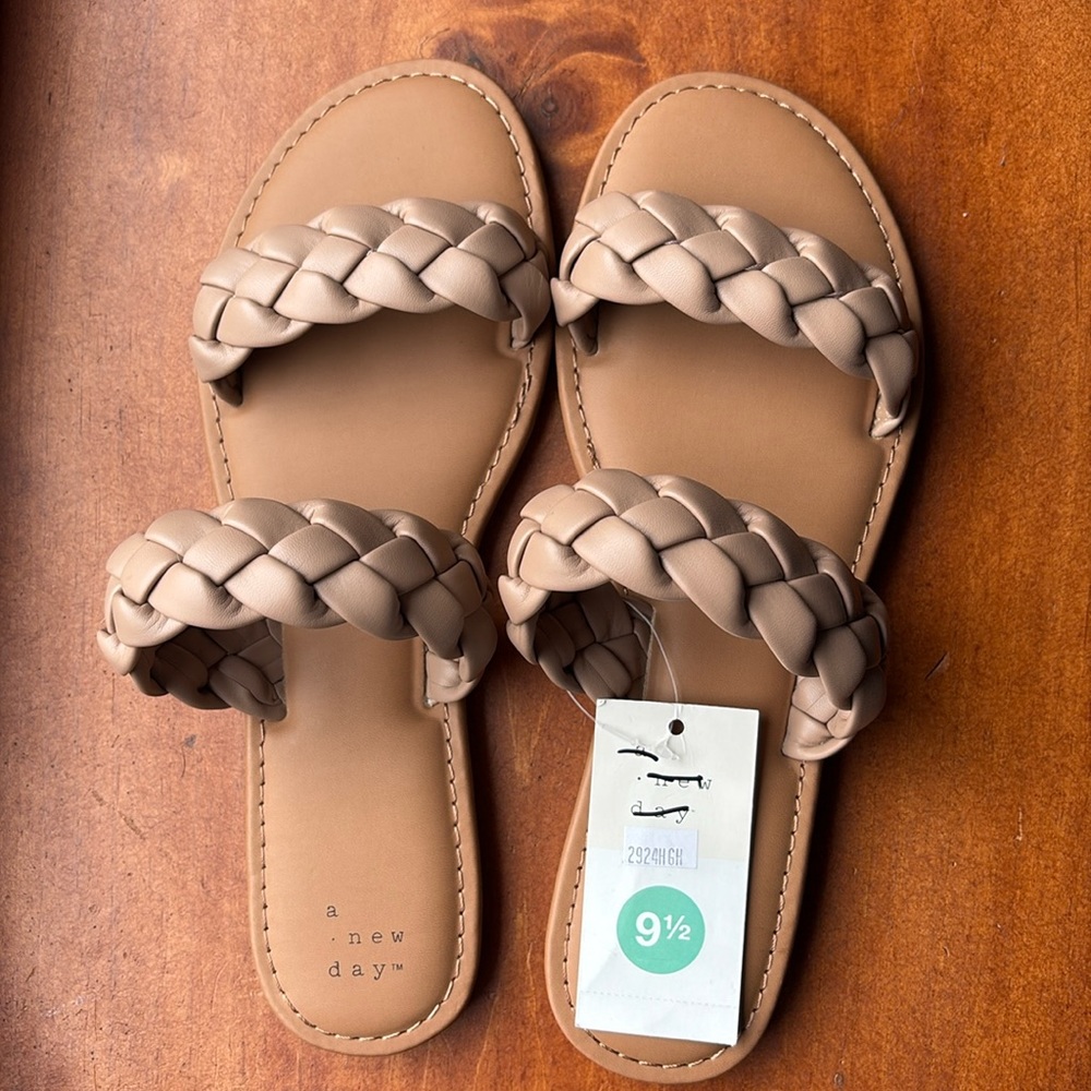 a new day braided sandal NWT